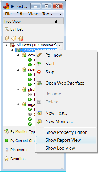 The 'internet pager-like' layout